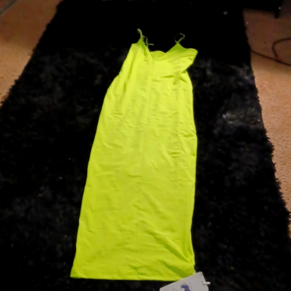Neon Green dress